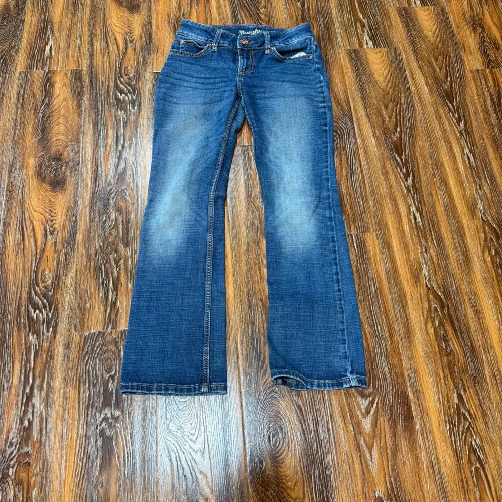 Wrangler Riding Work Jeans Womens 3x30 Blue Medium Wash Bootcut 1009MWZMS